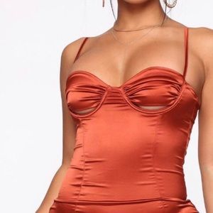 NWT SIERRA SATIN MINI DRESS